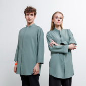 Китель OVERSIZE серо зеленый