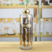 Винтажная стеклянная бутылка Bourbon