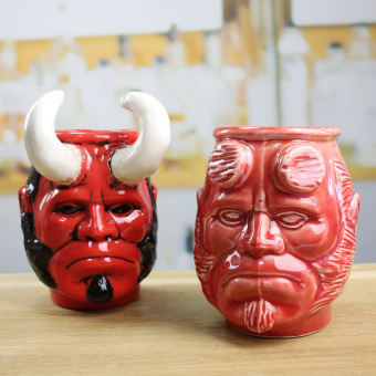 Тики бокал Tiki Kook Хелбой