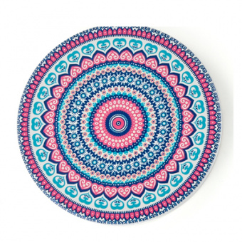 Костер подставка керамика на пробке 10 см Небо